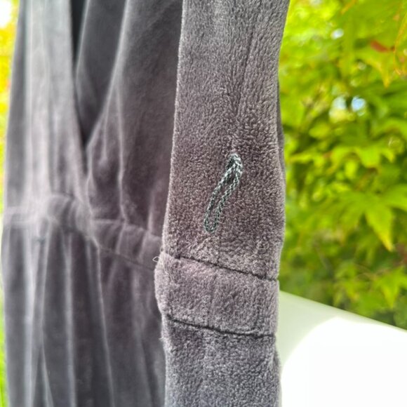vintage union made black velour dress - Picture 4 of 5